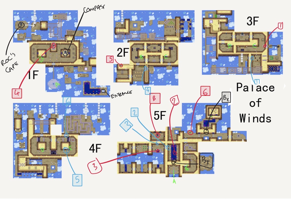 YouTube video essayist and Mark Brown collected hundreds of dungeon map screenshots in his notes, which developed into the game-design analysis series Boss Keys.
